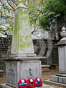 Cloudy view of the Old Protestant Cemetery