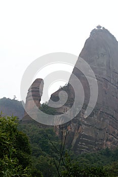 Cloudy view of the Yangyuanshi