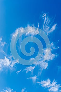 cloudy blue sky background
