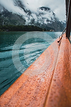 Cloudy weather at Konigsee