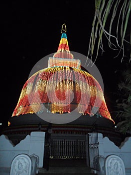 CLOURFULL TEMPLE IN SRILANKA