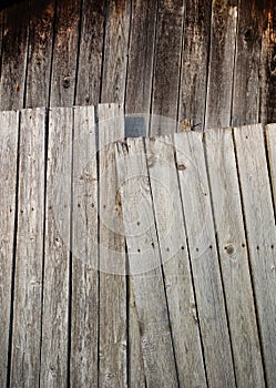 Clouse up photo of gray weathered boards