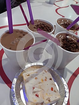 Clousup For Mnay thick shake And Ice Dish