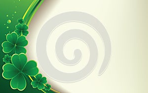 Clover background for the St. Patrick's Day