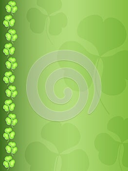 Clover leaf background