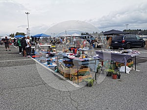 The Cloverdale Flea Market in Summer in 2023