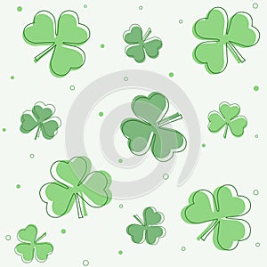 Clovers background photo