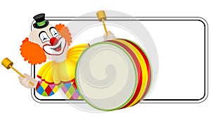 Clown the drummer