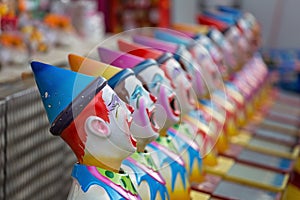 Clown Game On Sideshow Alley At A Country Show