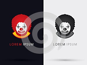 Clown joker illustration