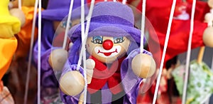 Clown marionette puppets toys for children
