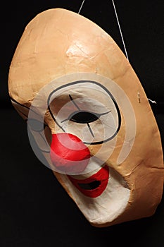 Clown mask paper