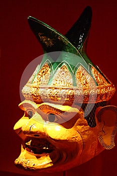 Clown Mask in Ramayana photo