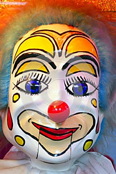 Clown Puppet face.