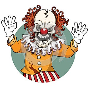 Clown vector illustration