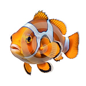 Clownfish isolated on a white background