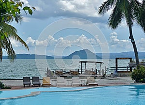 Club Balai Isabel with Tagaytay Lake and Volcano as backdrop