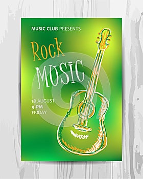 Club music concert poster