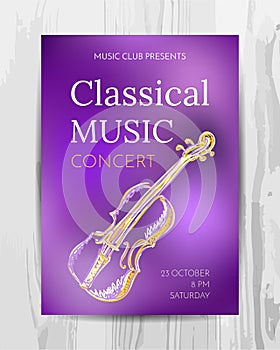 Club music concert poster