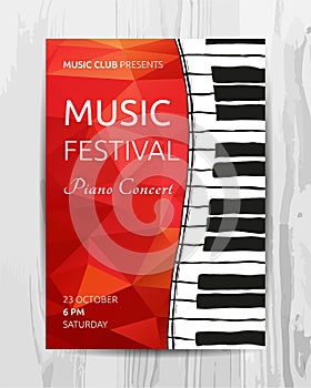 Club music concert poster