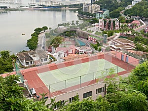 Cluba Militar De Macau Campos De Tenis Macao Tennis Club Colonial Macau Heritage Building Sai Van Mansion Colina da Penha Hill photo