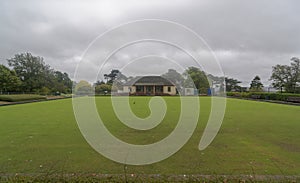 The Clubhouse of the Parc Howard Bowling Club in Llanelli