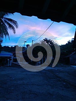 Cluds in the afternoon