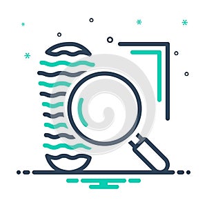 Mix icon for Clue, proof and confirmation