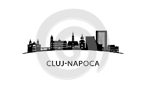 Cluj-Napoca city skyline. photo