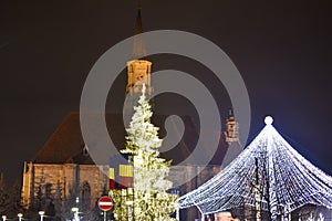 Cluj-Napoca by Night during Christmas times