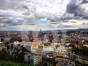 Cluj Napoca Panorama of old town