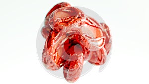 Clumped blood cells by agglutination - 3D Rendering