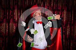 Clumsy magician photo