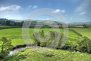 Clun landscape, Shropshire