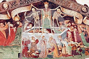 Clusone, fresco photo