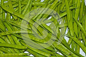 Cluster beans Background Texture. Indian Vegitable.