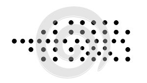 Cluster of Dots Outline Icon for Scatter Plot or Group, vector design Generative AI