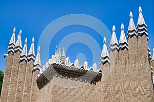 Cluster of Finials and Spires at Parish of Christ the King Church in Tulsa, Oklahoma photo