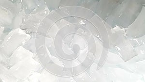 Cluster of ice cubes