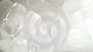 Cluster of ice cubes