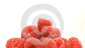 Cluster of rasberries
