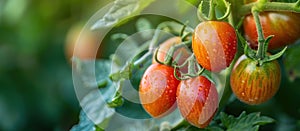 Principe Borghese Tomatoes Hanging From Tree photo