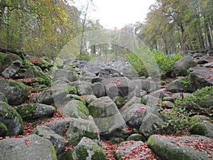 Cluster of rocks in Hessia