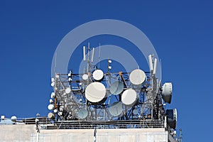 Cluster of Telecommunication Antennas