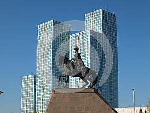 A cluster of towers in Astana / Kazakhstan