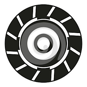 Clutch icon simple vector. Car disk