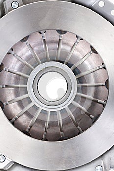 Clutch plate on white photo