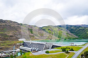 Clyde dam power station