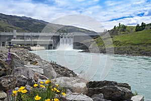Clyde Hydro Power Station on Clutha River