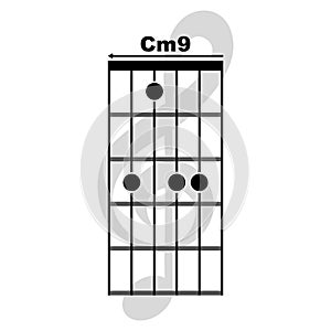 Cm9 guitar chord icon